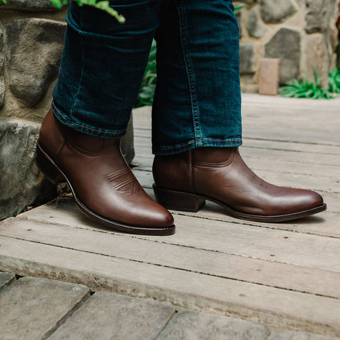 brown dress boots